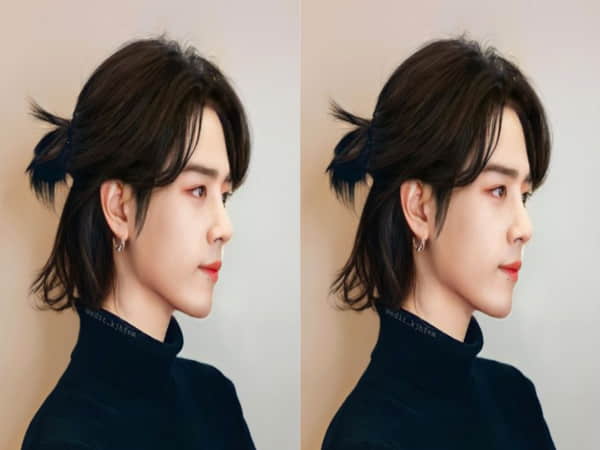 Tóc dài buộc phong cách lãng tử cuốn hút