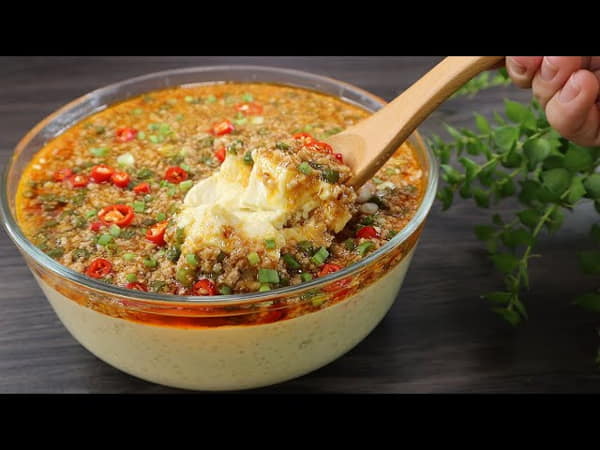 Cách làm món trứng hấp đậu phụ thịt băm ngon đúng chuẩn