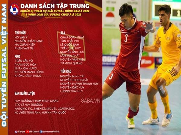 Bóng đá VN 21/2: ĐT futsal Việt Nam sáng cửa dự giải châu Á
