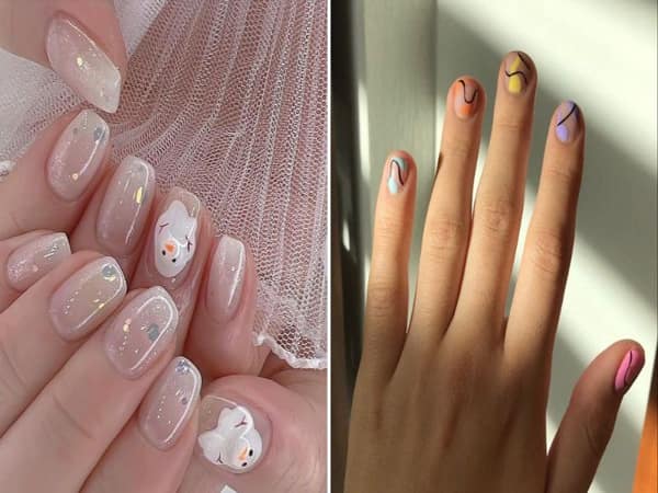 Mẫu nail đơn giản cho móng ngắn