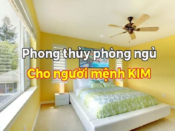 Trang trí phòng ngủ theo phong thủy mệnh Kim