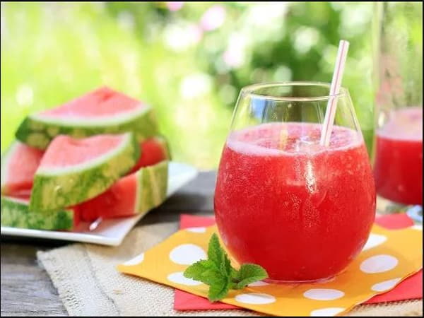 Smoothie giảm cân với dưa hấu và dưa leo