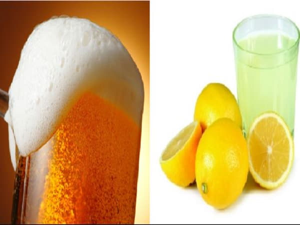 Bia và chanh là cặp đôi lý tưởng cho da đầu