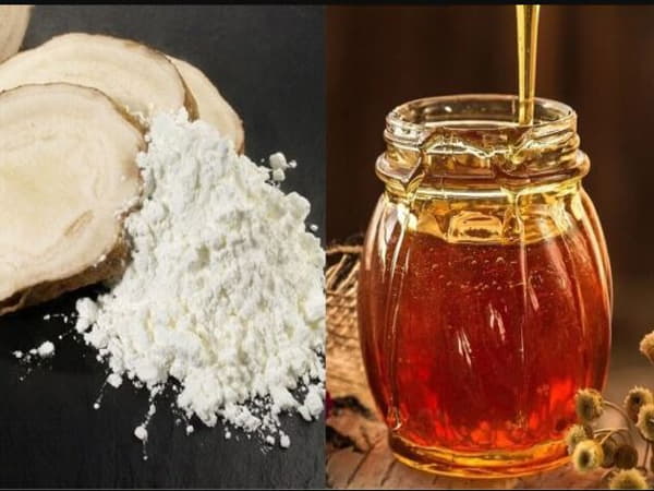 Mặt nạ bột sắn dây và mật ong