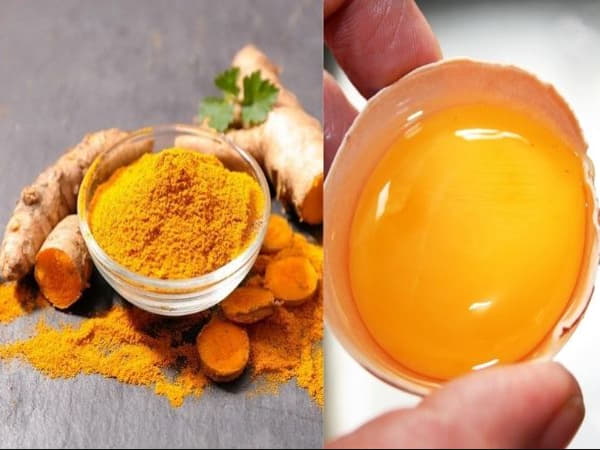 Công dụng của lòng đỏ trứng gà, nghệ và mật ong