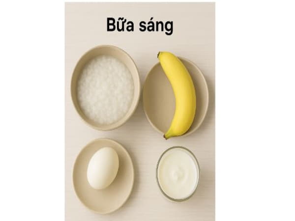 Gợi ý thực đơn mẫu khi bị rối loạn tiêu hóa