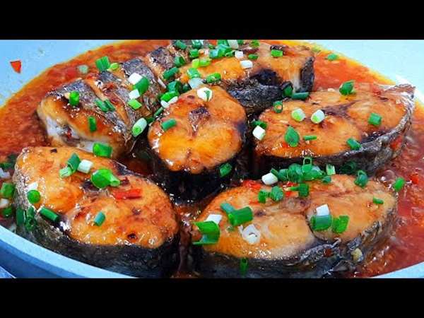 Cá Thu nướng mắm tỏi ớt